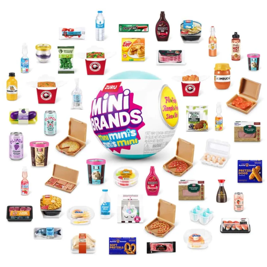 5 Surprise Mini Brands fill the fridge S1