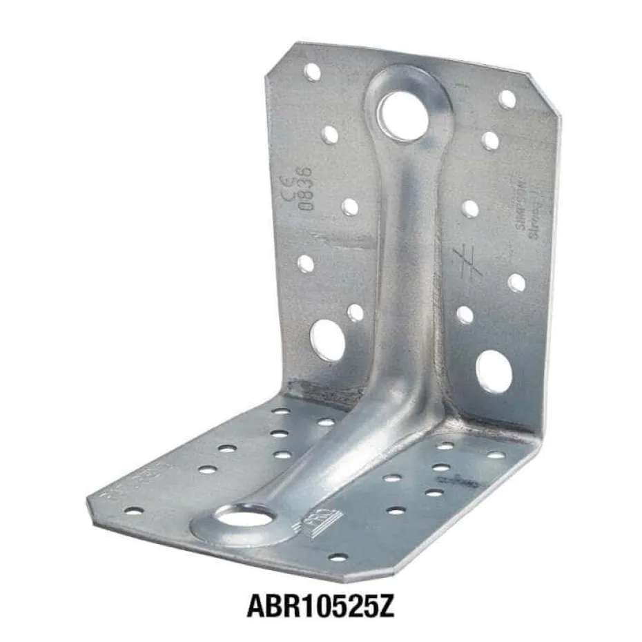ABR10520-R Vinkelbeslag med ribbe
