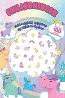 Aktivitetsbok dinosaurer boblesticker