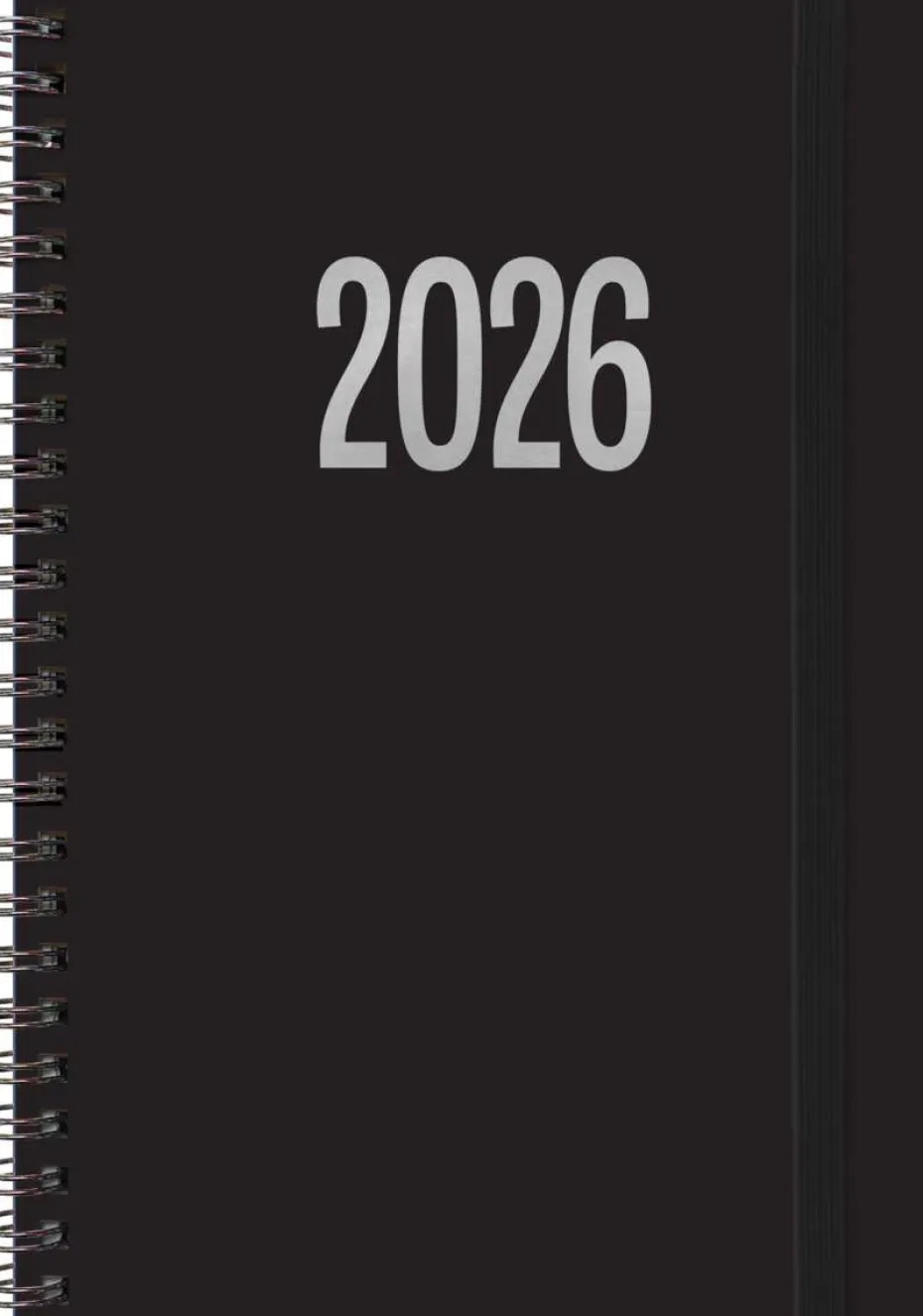 Almanakk 2026 A5 sort