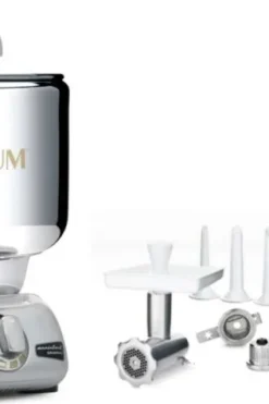 Ankarsrum® Assistent Original 6230 sølv med stor tilbehørspakke