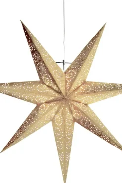 Antique LED-lys papir julestjerne