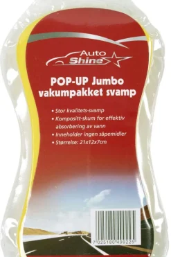 Auto Shine Jumbo vakumpakket svamp