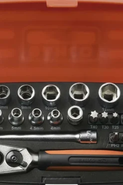Bahco SL25 1/4" pipenøkkelsett
