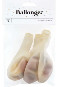Ballonger Konfetti 3pk