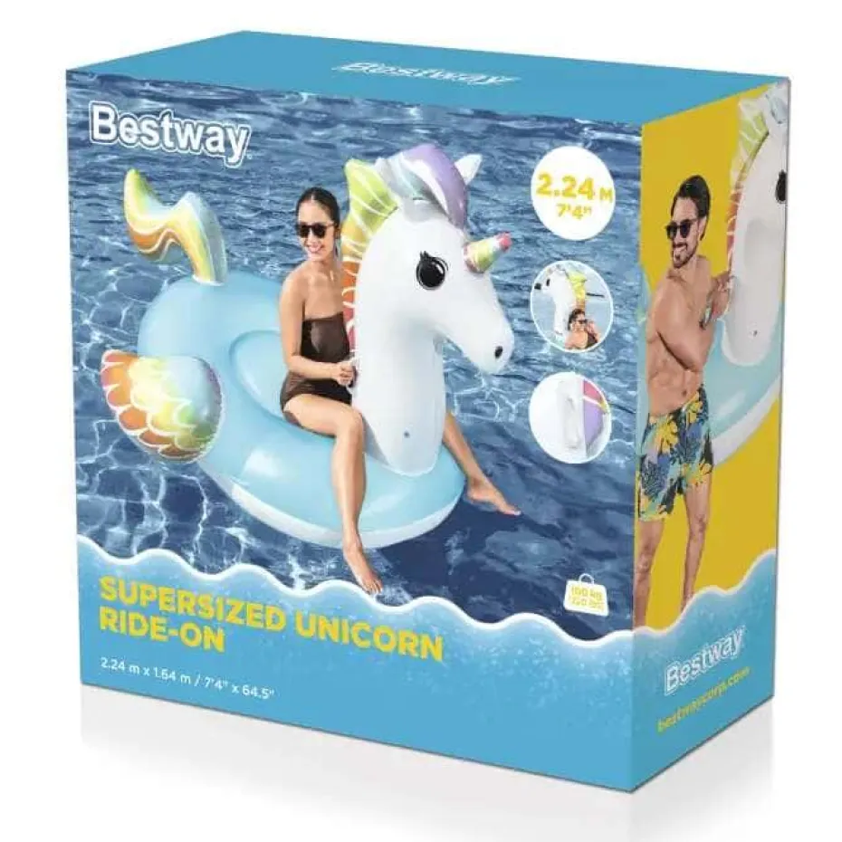 Bestway® Enhjørning Ride-On badeleke