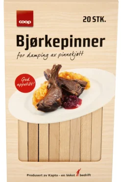 Bjørkepinner til pinnekjøtt