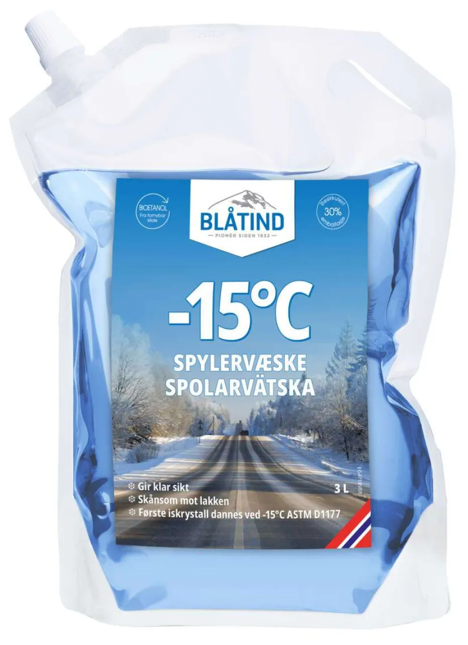 Blåtind spylervæske -15C