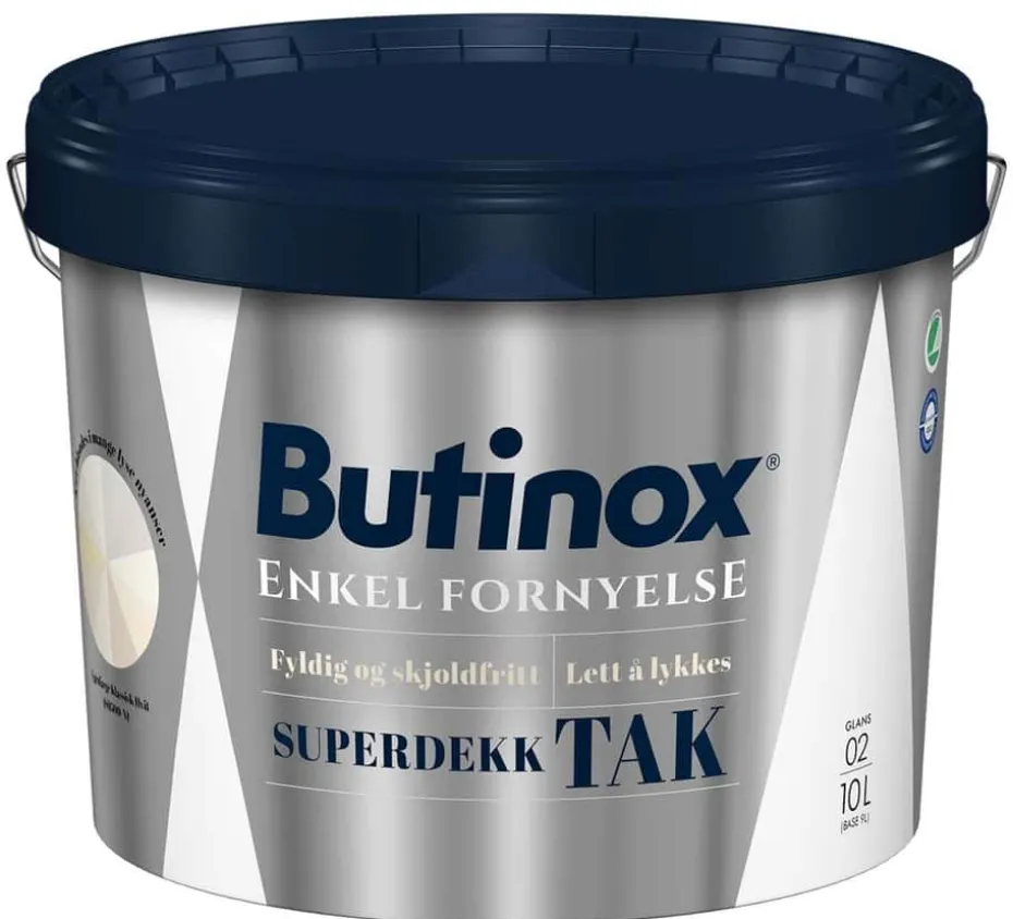 Butinox Superdekk Tak 02/helmatt interiørmaling