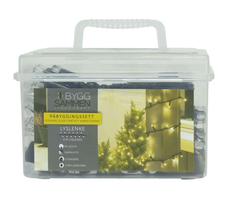 Bygg Sammen 50 LED lysslynge