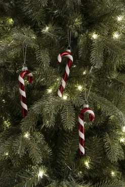 Candy cane juletrepynt, 3pk