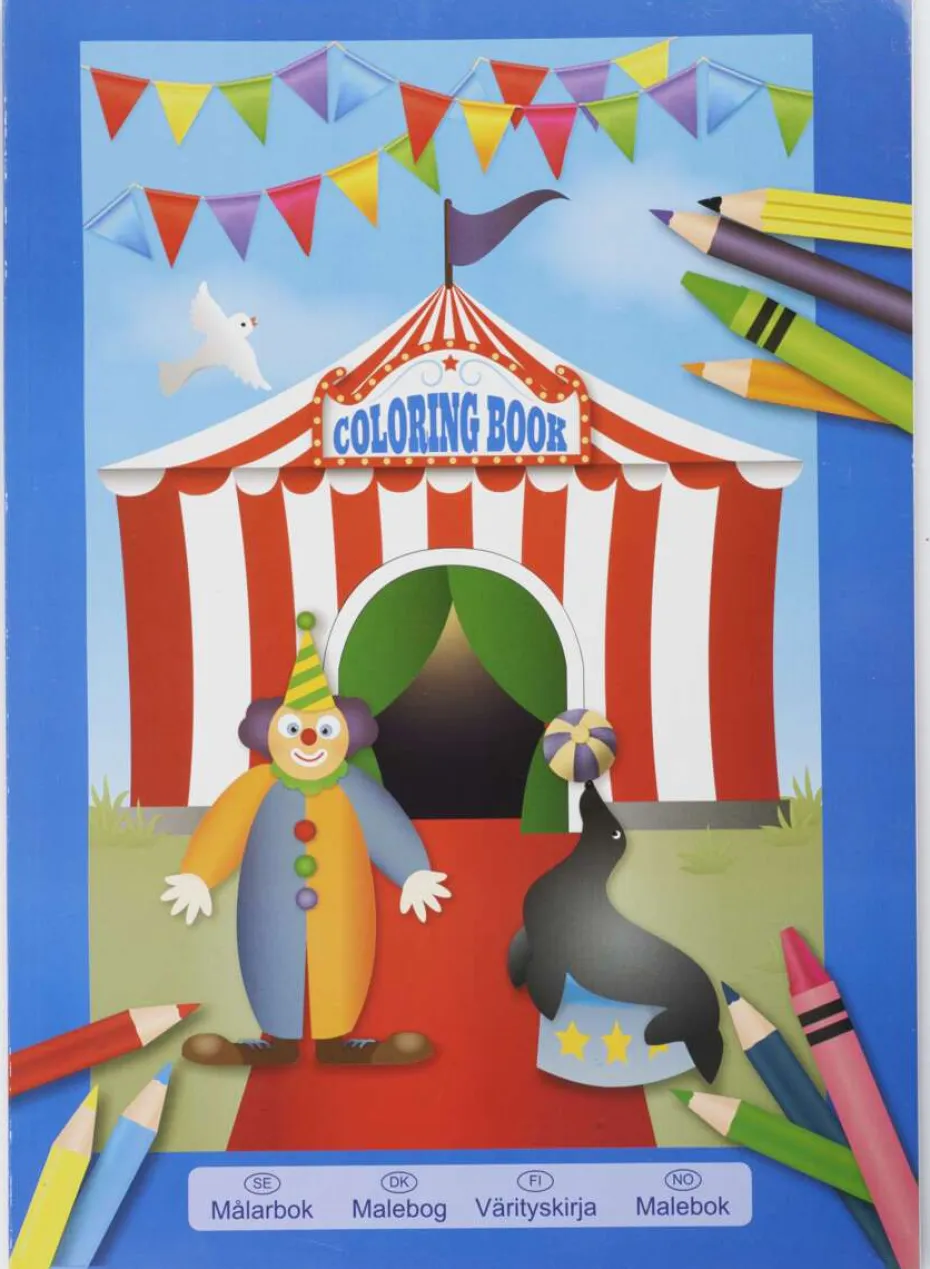 Circus malebok
