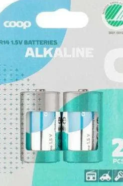 Coop C/LR14/1,5V batterier 2pk