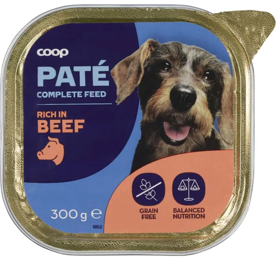 Coop Dogz Paté Okse 300g