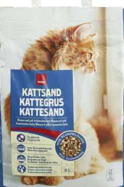 Coop Kattesand Trepellets 8 liter