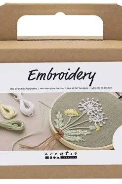 Creativ Company Mini DIY Kit Broderi/Broderiramme