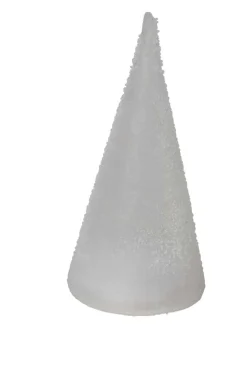 Dekortre i glass med lys