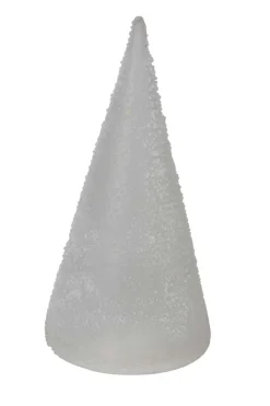 Dekortre i glass med lys