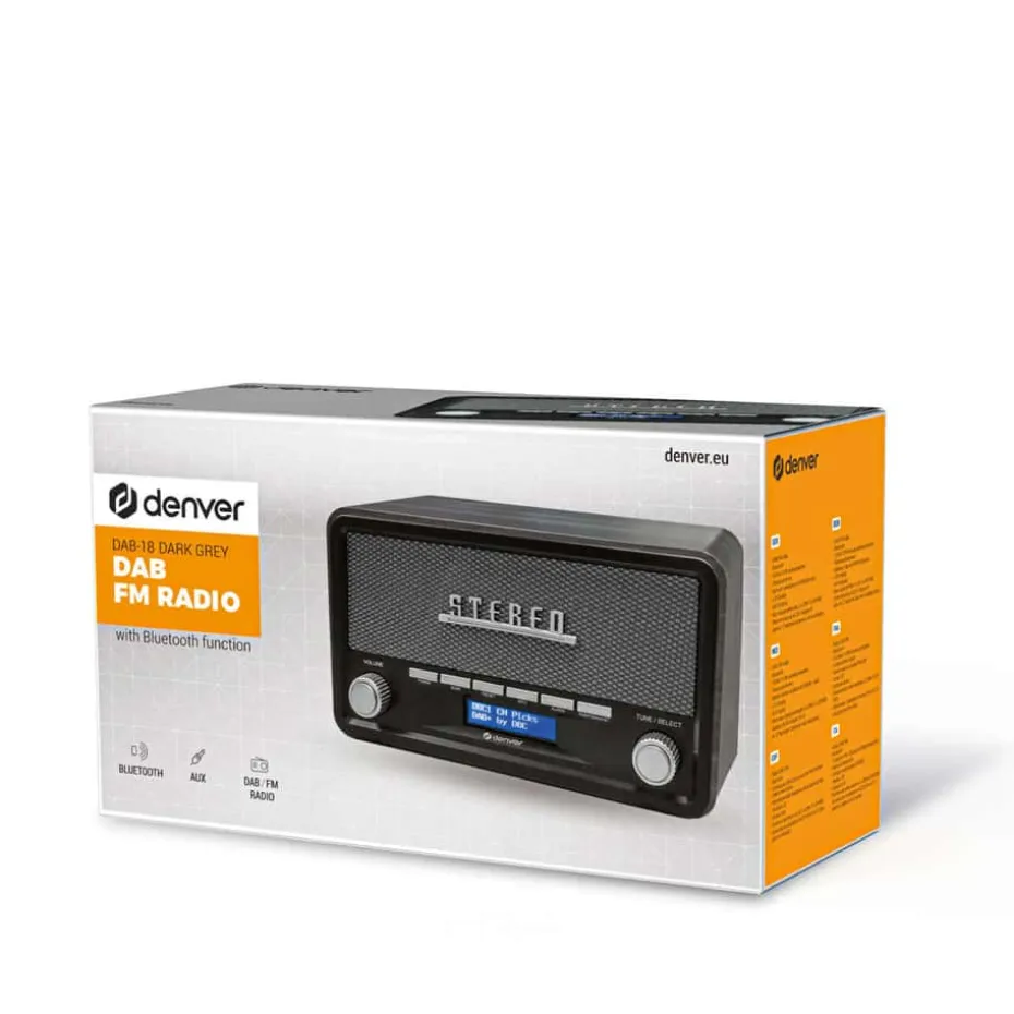 Denver DAB-18 DAB+ digital retroradio