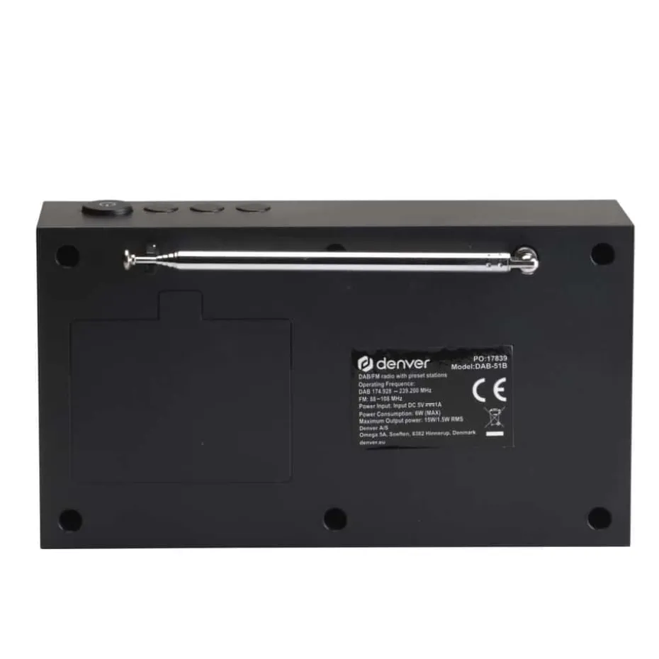 Denver DAB-51B DAB+/FM radio