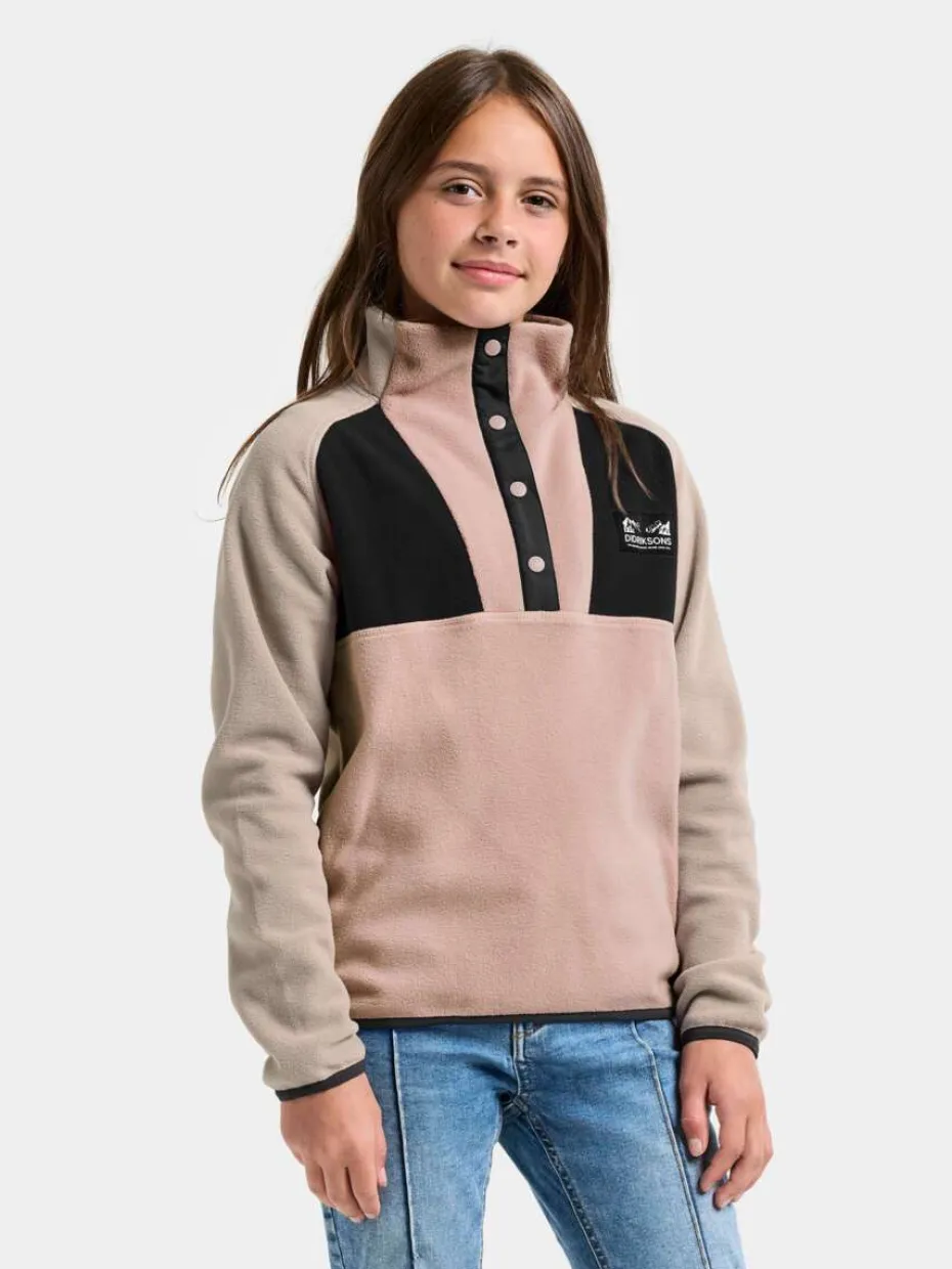 Didriksons Yokto 1/2 zip fleecegenser barn