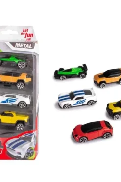 Die cast lekebiler 5pk