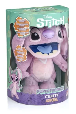 Disney Stitch Chatty Angel plysjfigur