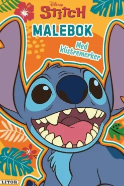 Disney Stitch malebok med klistremerker