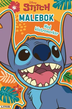 Disney Stitch malebok med klistremerker