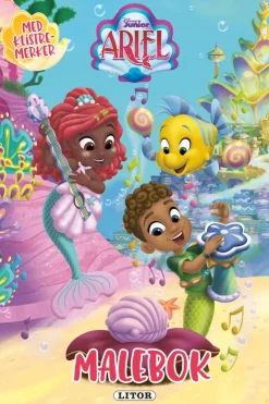 Disney Ariel malebok med klistremerker