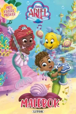 Disney Ariel malebok med klistremerker