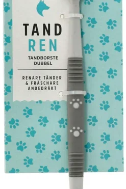 Dogman Dobbeltsidig Tannbørste Grå