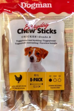 Dogman Everyday Chew Sticks Kylling 80g