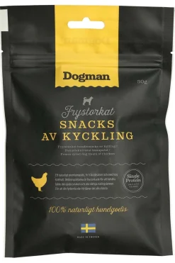 Dogman Frysetørket Snacks av Kylling 50g