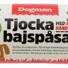 Dogman Hundeposer med Håndtak Svart 50stk
