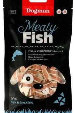 Dogman Meaty Fisk og Kyllingbiter 80g