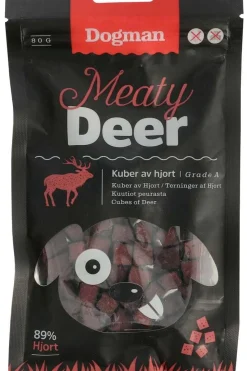 Dogman Meaty Kuber av Hjort 80g