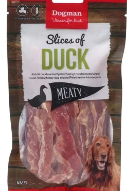 Dogman Slices of Duck til Hund 80g