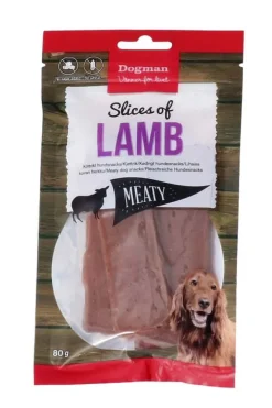 Dogman Slices of Lamb til Hund 80g