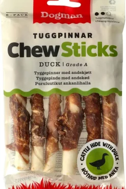 Dogman Tyggepinner med And 6pk