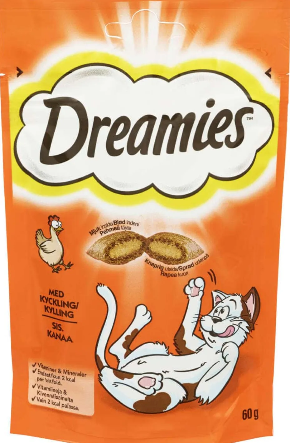 Dreamies Kylling 60g