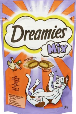 Dreamies Mix Kylling & And 60g