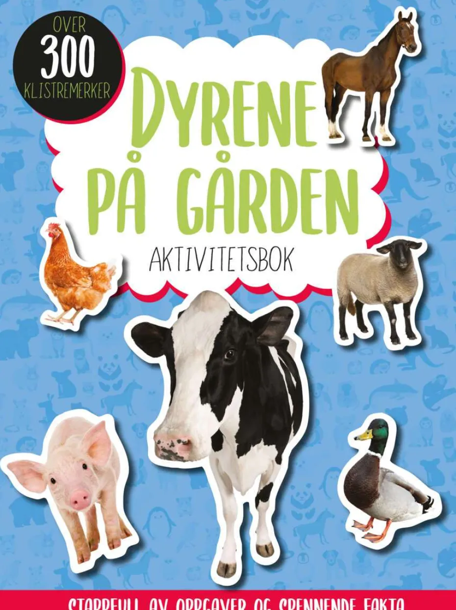 Dyrene på gården aktivitetsbok