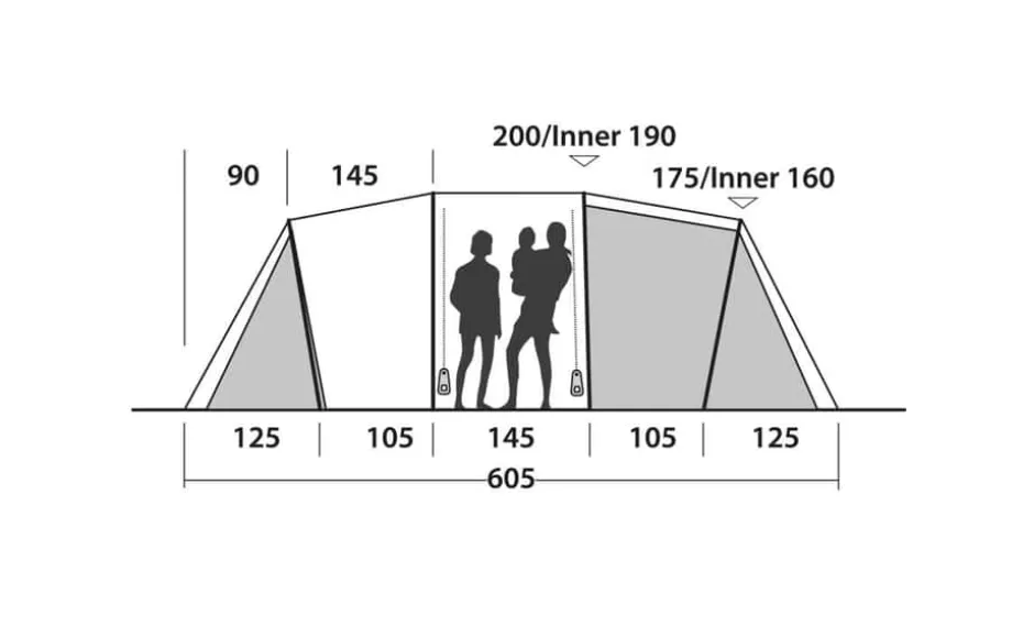 Easy Camp Huntsville Twin 600 familietelt 2022
