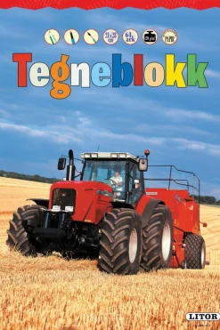 Egmont tegneblokk traktor
