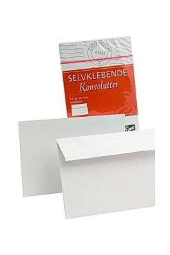 Emo C6 selvklebende konvolutt