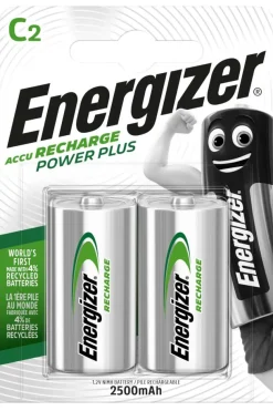 Energizer® AccuRecharge C-batterier