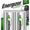 Energizer® AccuRecharge D-batterier