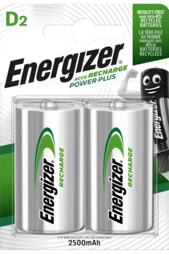Energizer® AccuRecharge D-batterier