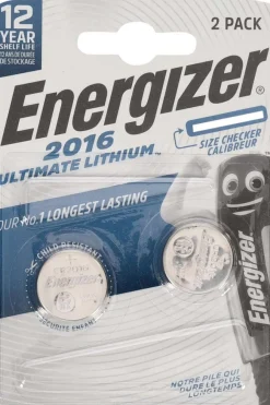 Energizer® CR2016 Lithium Performance batterier